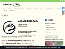 Tablet Screenshot of beli-zmaj.com